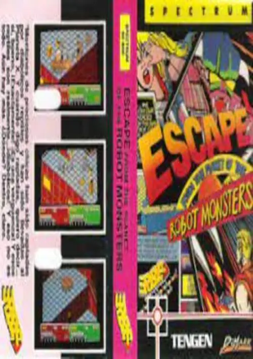 Escape From The Planet Of The Robot Monsters 1990 Domark Side A 48