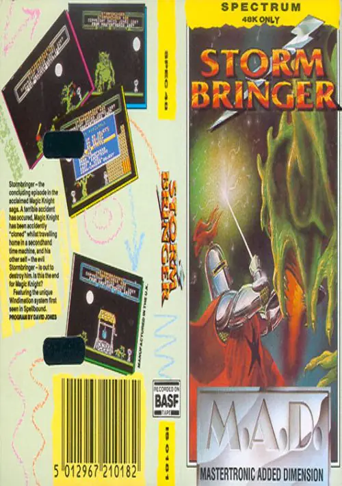 Stormbringer Mastertronic Added Dimension Magic Knight Rom