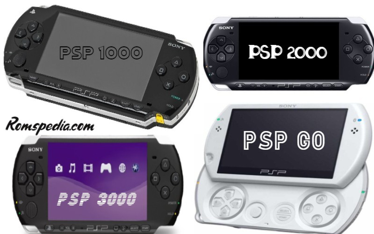 1000 Vs 2000 Vs 3000 Vs PSP Go – PlayStation Portable Model Comparison