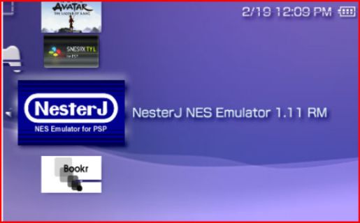 install nesterj emulator psp