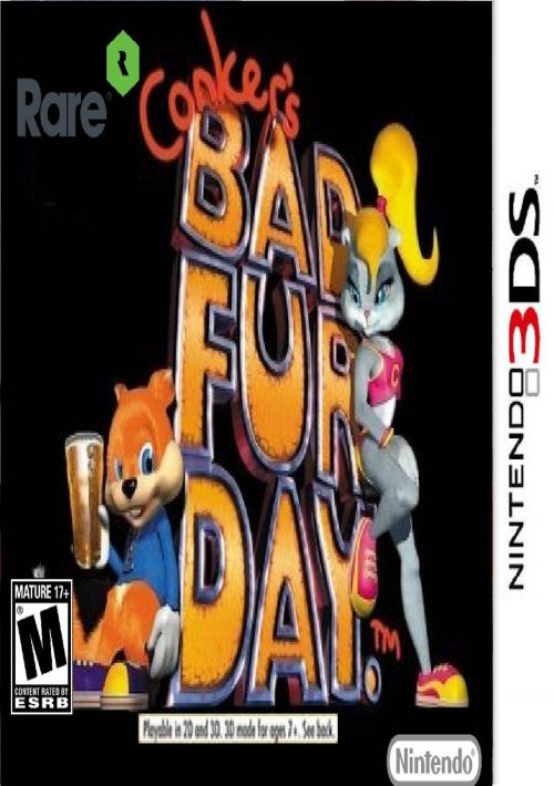 conker's bad fur day merch