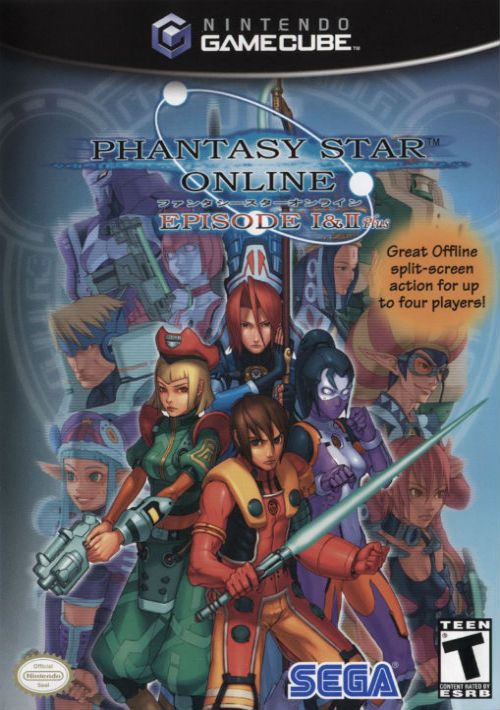 Phantasy Star Online Episode I Ii Plus Rom Download Nintendo Gamecube Gamecube