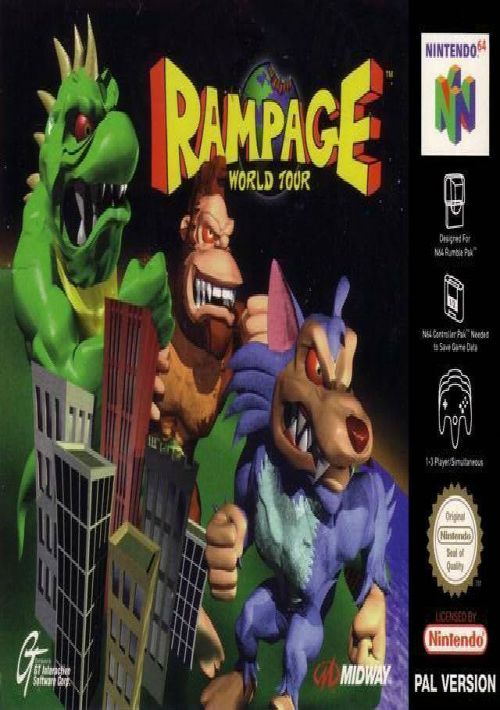 Rampage - World Tour ROM Download - Nintendo 64(N64)