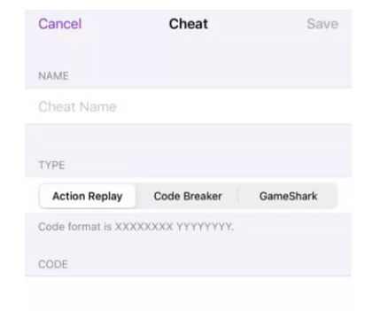 use cheat codes