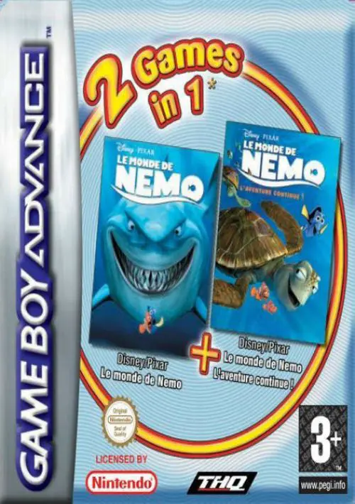 2 In 1 - Monsters En Co & Finding Nemo (N) ROM Download - GameBoy ...