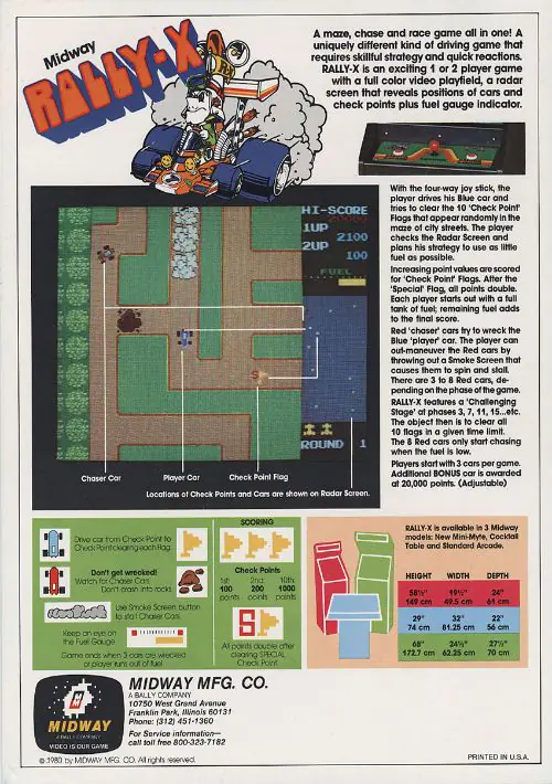 Arcade Archives RALLY-X  Aplicações de download da Nintendo