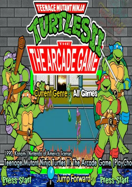 TMNT ROM, PS2 Game