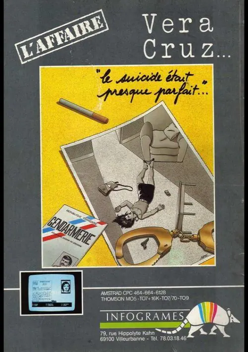 Affaire Vera Cruz, L' (1986) [a2].dsk ROM Download - Amstrad CPC(Colour ...