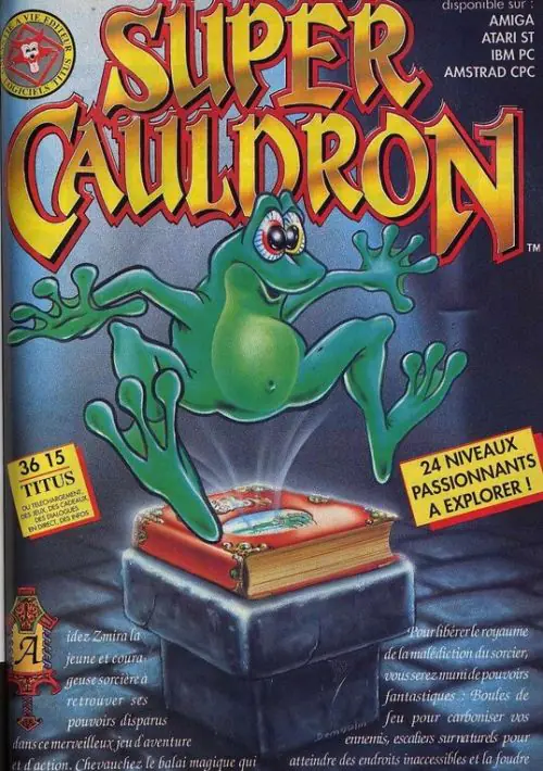 Cauldron 3 - Super Cauldron (UK,F,G) (1993).dsk ROM Download - Amstrad ...