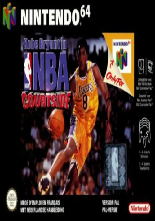 Kobe Bryant In Nba Courtside E Rom Download Nintendo N