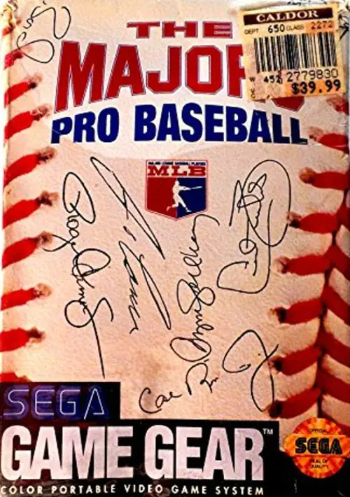 Majors Pro Baseball, The ROM Download Sega Game Gear(Game Gear)