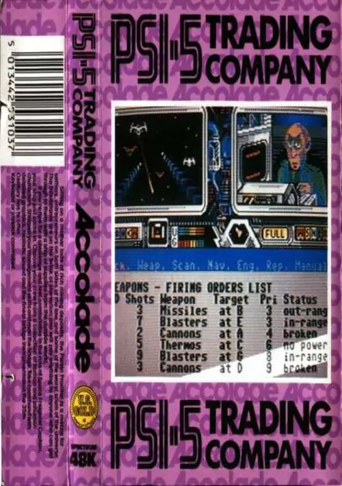 Psi 5 Trading Company (1987)(U.S. Gold)(Side B) ROM Download - ZX ...