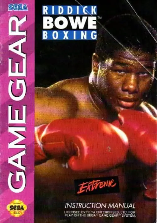 Riddick Bowe Boxing ROM Download - Sega Game Gear(Game Gear)