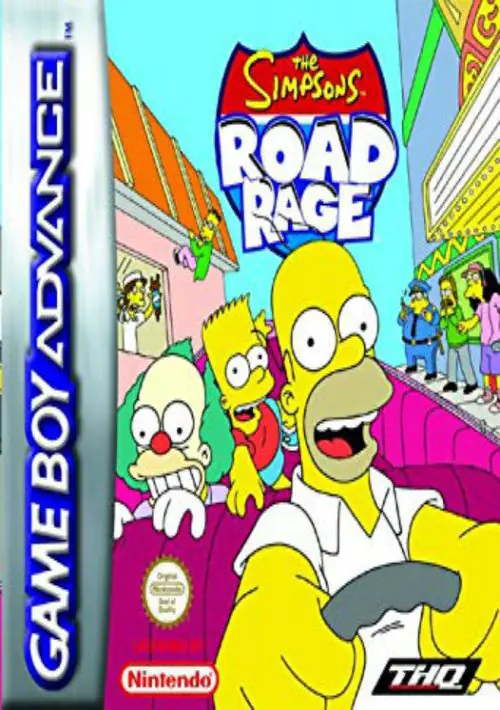 Simpsons - Road Rage ROM Download - GameBoy Advance(GBA)