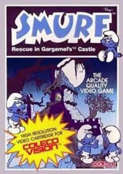 Smurf Rescue In Gargamel S Castle 1982 Coleco [a] Rom Download Cbs Colecovision Colecovision