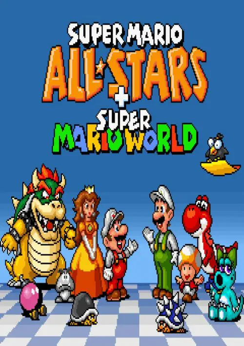 Super Mario All-Stars + Super Mario World ROM - Super Nintendo(SNES )