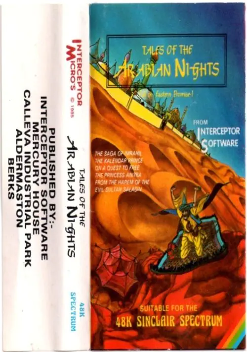 Tales Of The Arabian Nights (1985)(Interceptor Micros Software) ROM ...