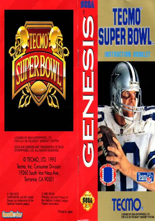 GENESIS - Tecmo Super Bowl