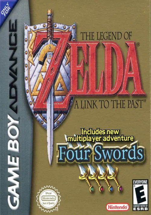 Legend of Zelda, The - A Link to the Past & Four Swords Nintendo GameBoy  Advance (GBA) ROM Download - Rom Hustler