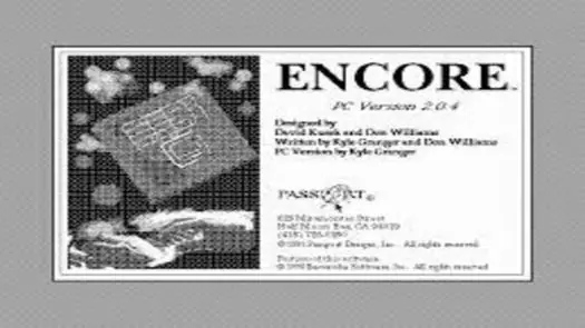 Encore v1.35 (1990)(Passport Designs)(Disk 3 of 3)