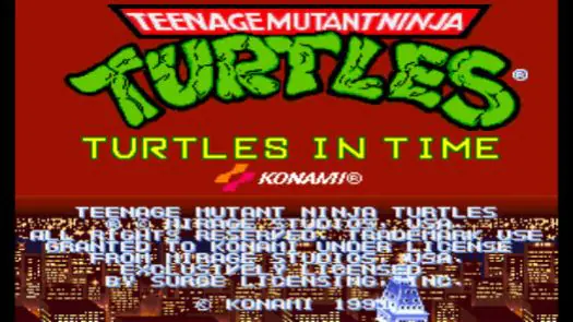 Teenage Mutant Ninja Turtles - Turtles in Time (2 Players ver UDA)