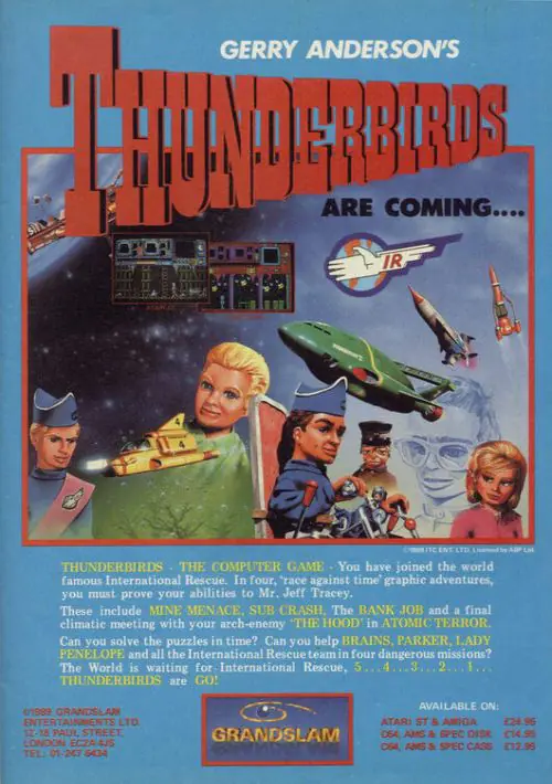 Thunderbirds (1989)(MCM Software)(Side A)[48-128K][re-release] ROM ...