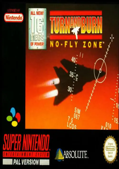 Turn and Burn: No Fly Zone - Super Nintendo 