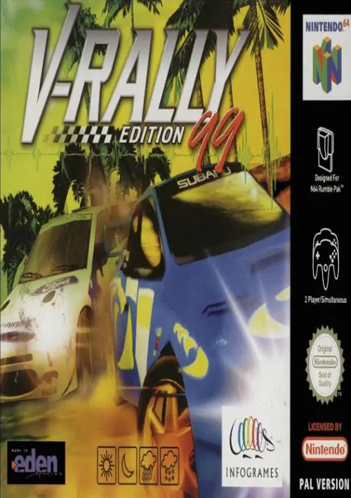 V-Rally Edition 99 (E) ROM Download - Nintendo 64(N64)