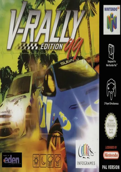 V-Rally Edition 99 (J) ROM Download - Nintendo 64(N64)